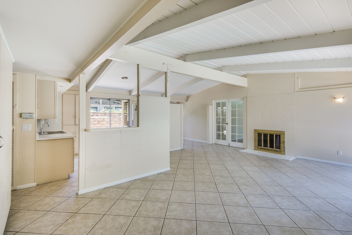 Living room, Cliff May Rancho