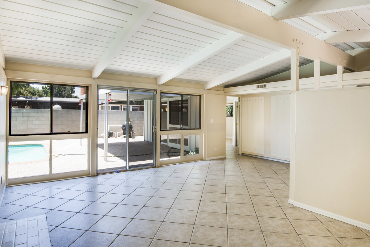 Living room, Cliff May Rancho