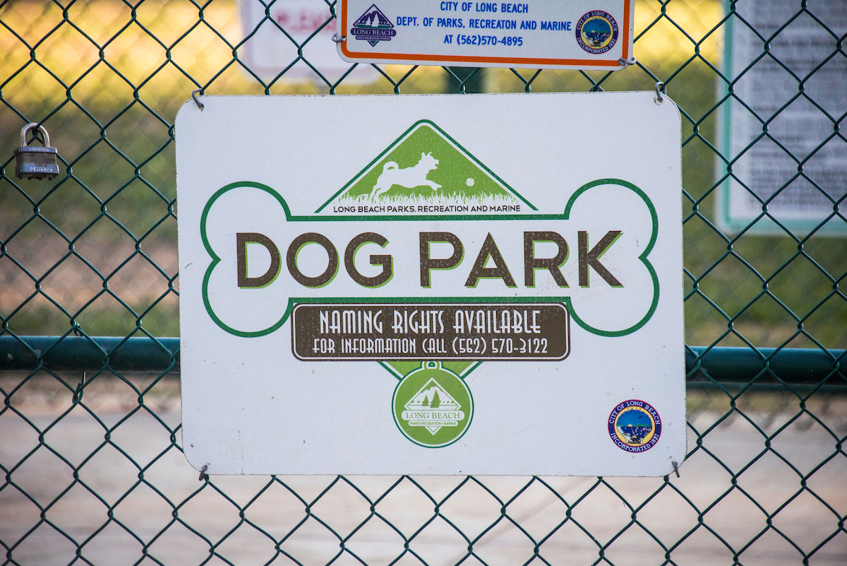 El Dorado Park Off-leash dog park, Long Beach