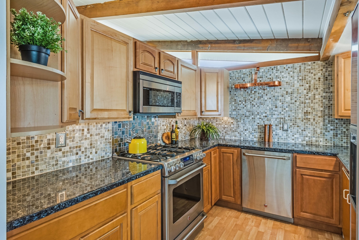 Remodeled Kitchen, Cliff May Rancho