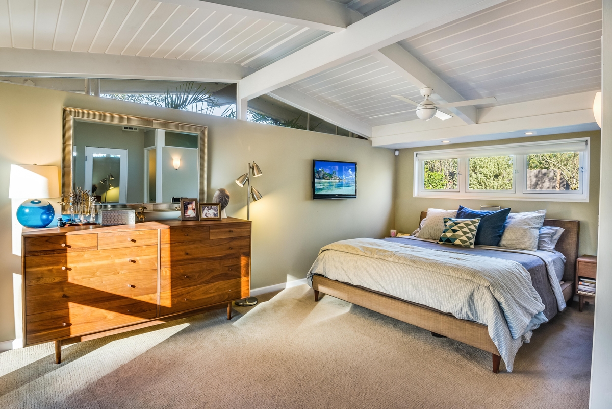 Master bedroom, Cliff May Rancho