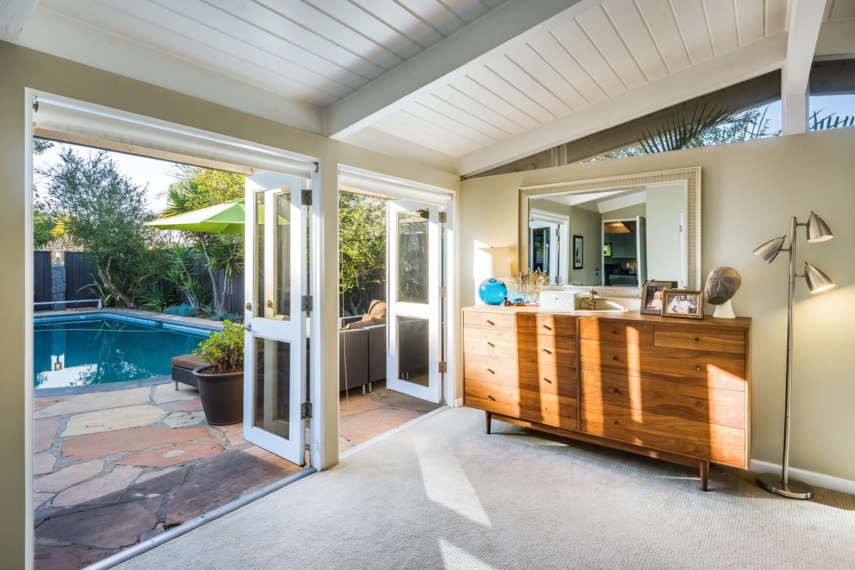 French Doors lead to the patio