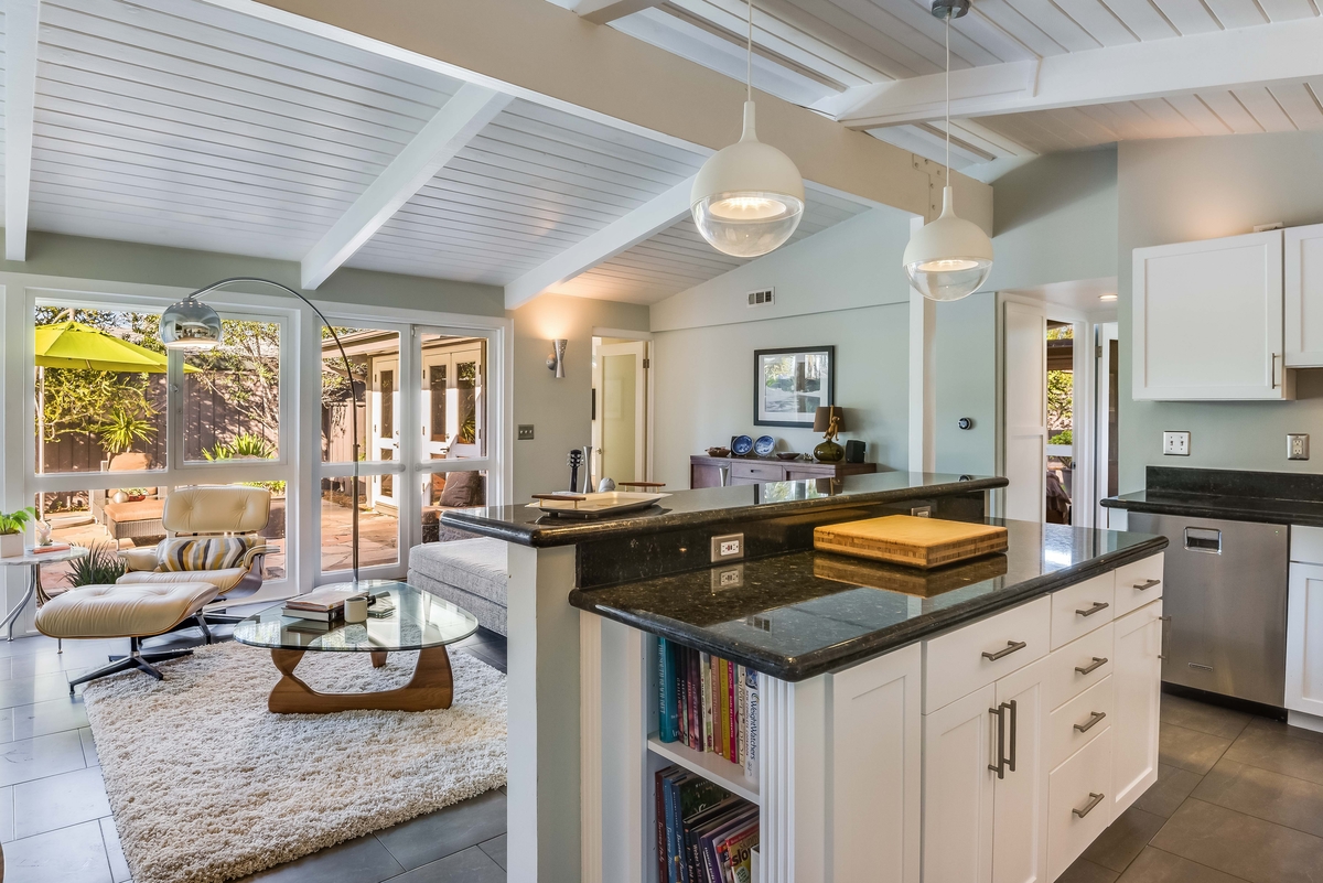 Remodeled Kitchen, Cliff May Rancho