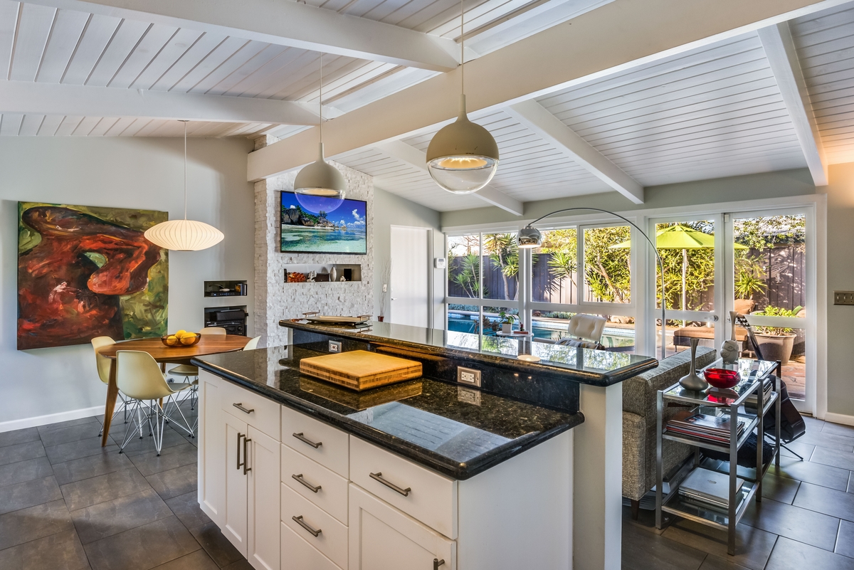 Open concept kitchen